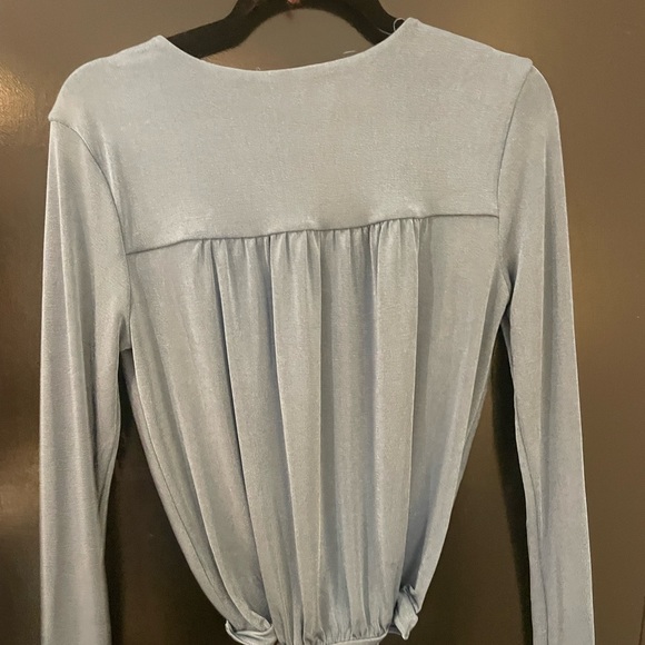 Free People Revolve Turnt Bodysuit in Copenhagen Blue - Picture 4 of 4